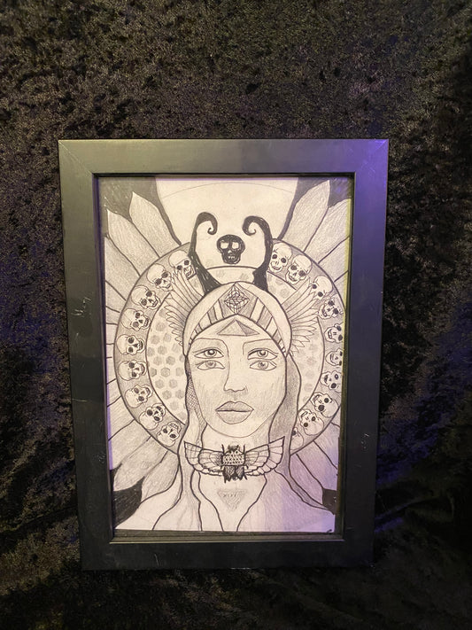 Original drawing, framed