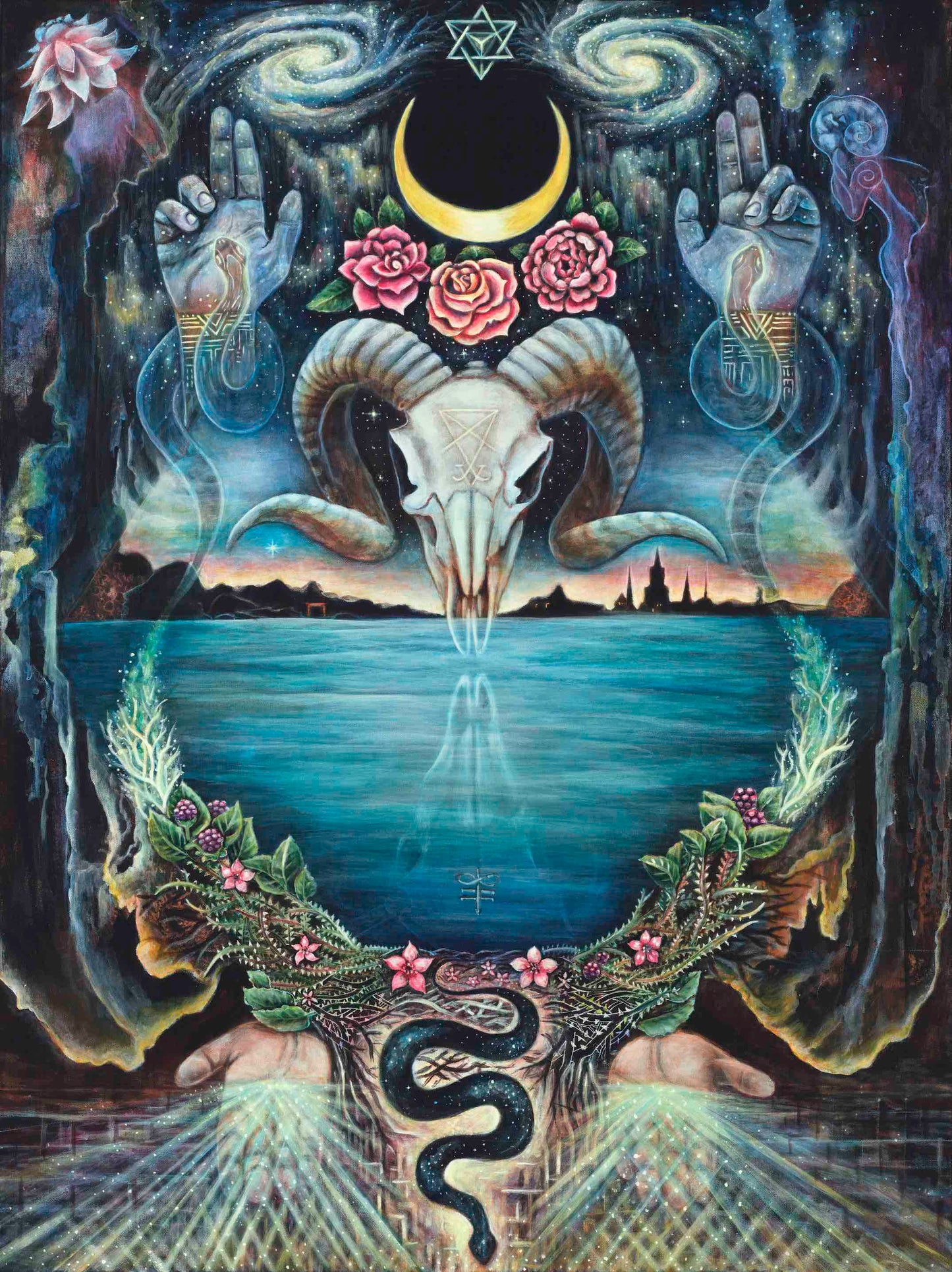 *ORIGINAL* Acrylic on Canvas The Bonds We Choose Ourselves