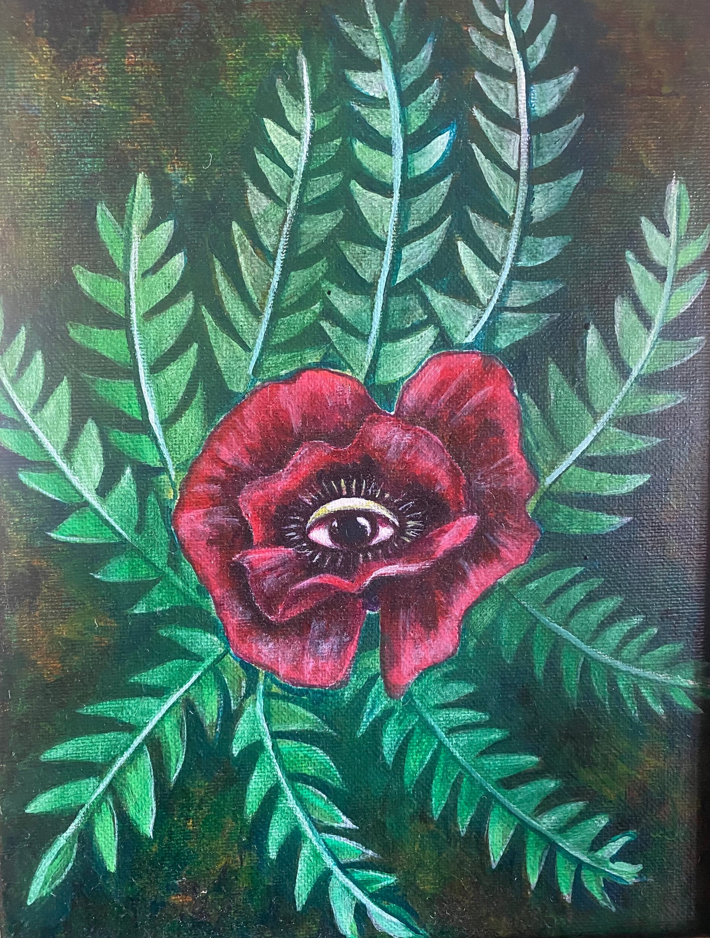 *original* Eye See acrylic painting