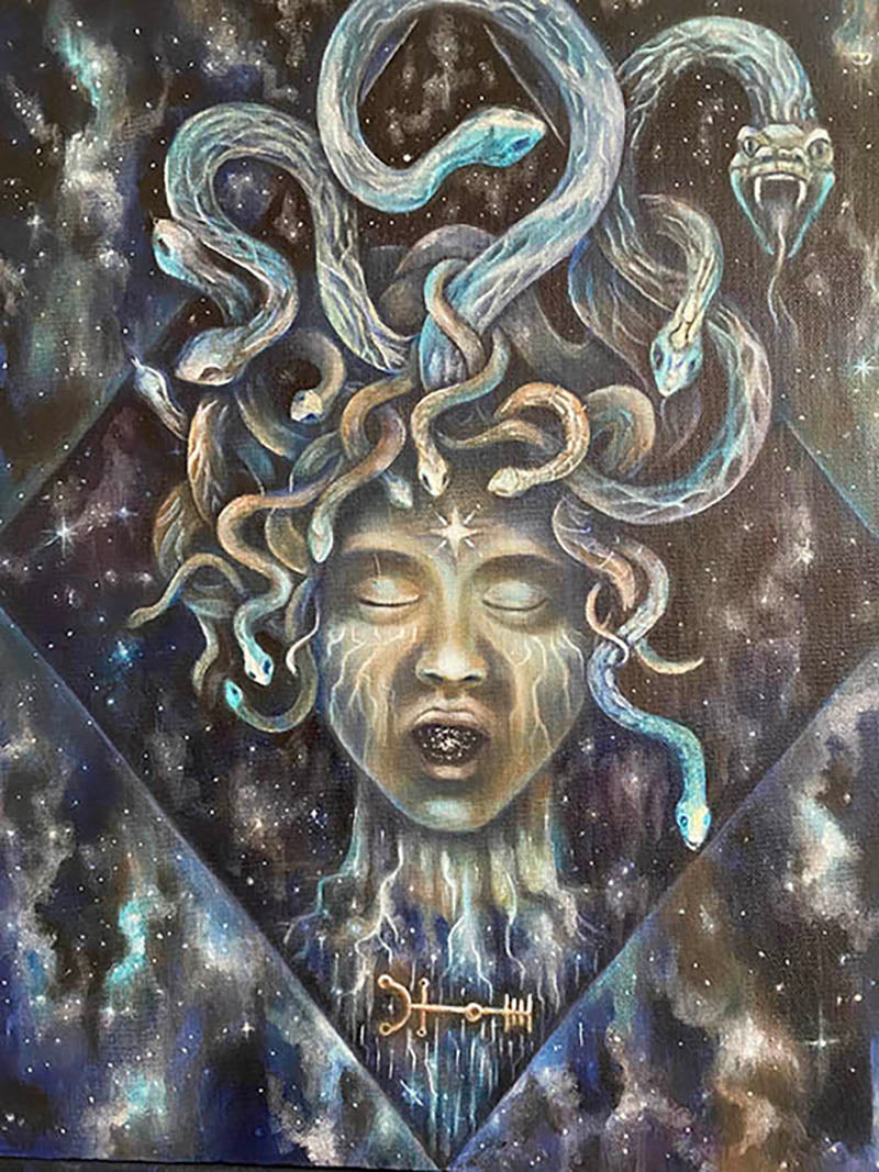 Ghoul Star (Medusa) Art Print 11"x14" print on demand