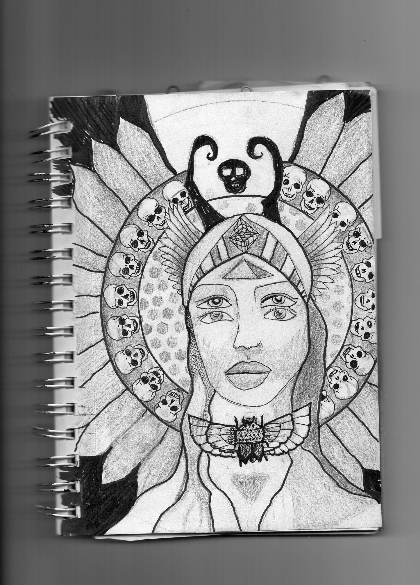 Original drawing, framed